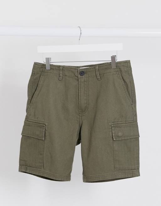 Topman skinny cargo shorts in khaki, 4 of 4