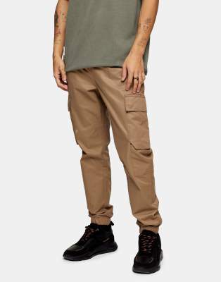 skinny tan cargo pants