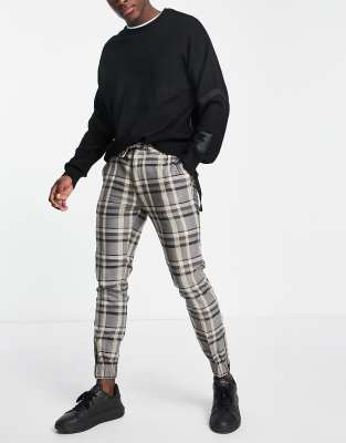 zara plaid pants men