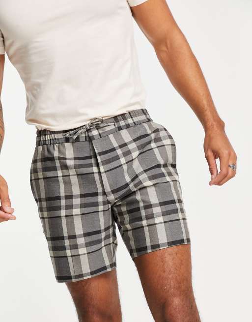 Grey clearance check shorts