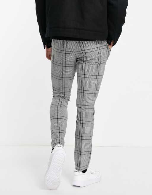 Black pants store with white squares