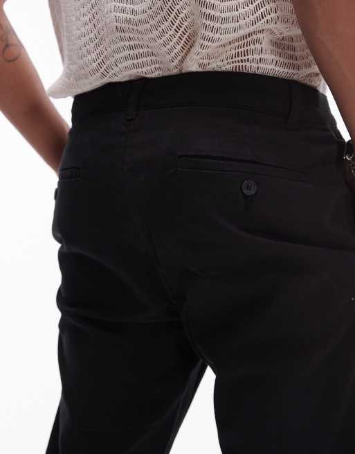 Topman skinny chino pants in black, 3 of 5