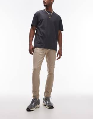 TOPMAN SKINNY CHINO PANTS 