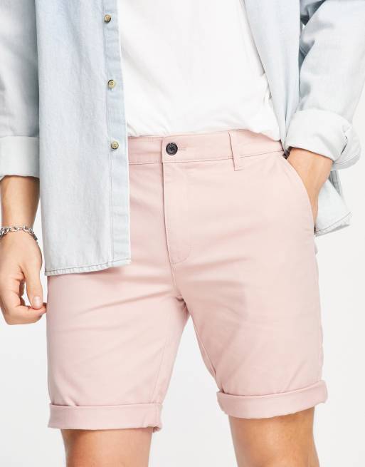 Pink sales chino shorts