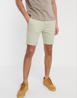 skinny chino shorts