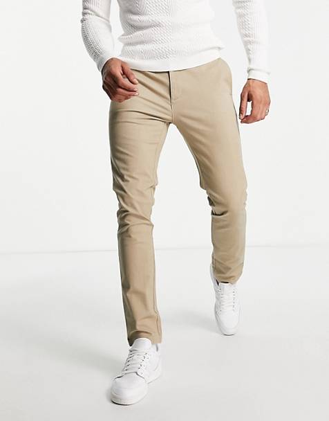 ASOS Herren Kleidung Hosen & Jeans Lange Hosen Chinos Co-ord wide leg trousers in crosshatch fabric 