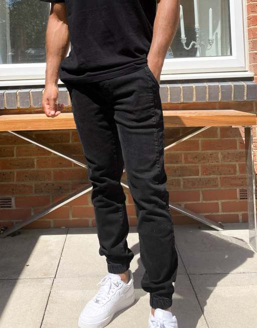 Denim store joggers black