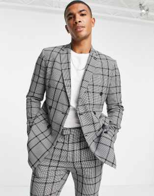 topman plaid suit