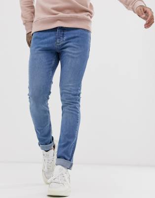 topman blue skinny jeans