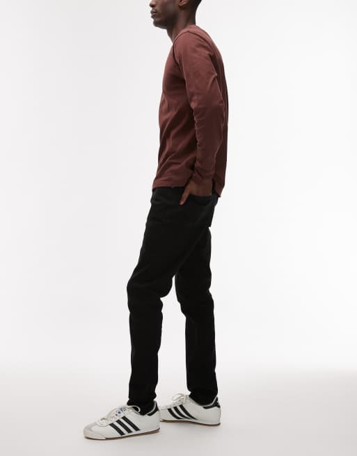Topman - Skinny-jeans med stretch i sort, 3 af 5