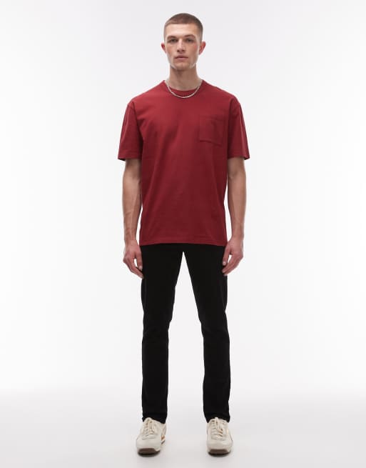 Topman - Skinny-jeans med stretch i sort, 5 af 5