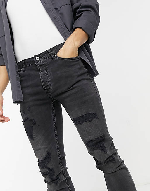 Skinny jeans zwart casual uitstraling Mode Spijkerbroeken Skinny jeans 