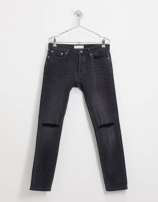 Mode Spijkerbroeken Slim jeans DAKS London Slim jeans zwart casual uitstraling 