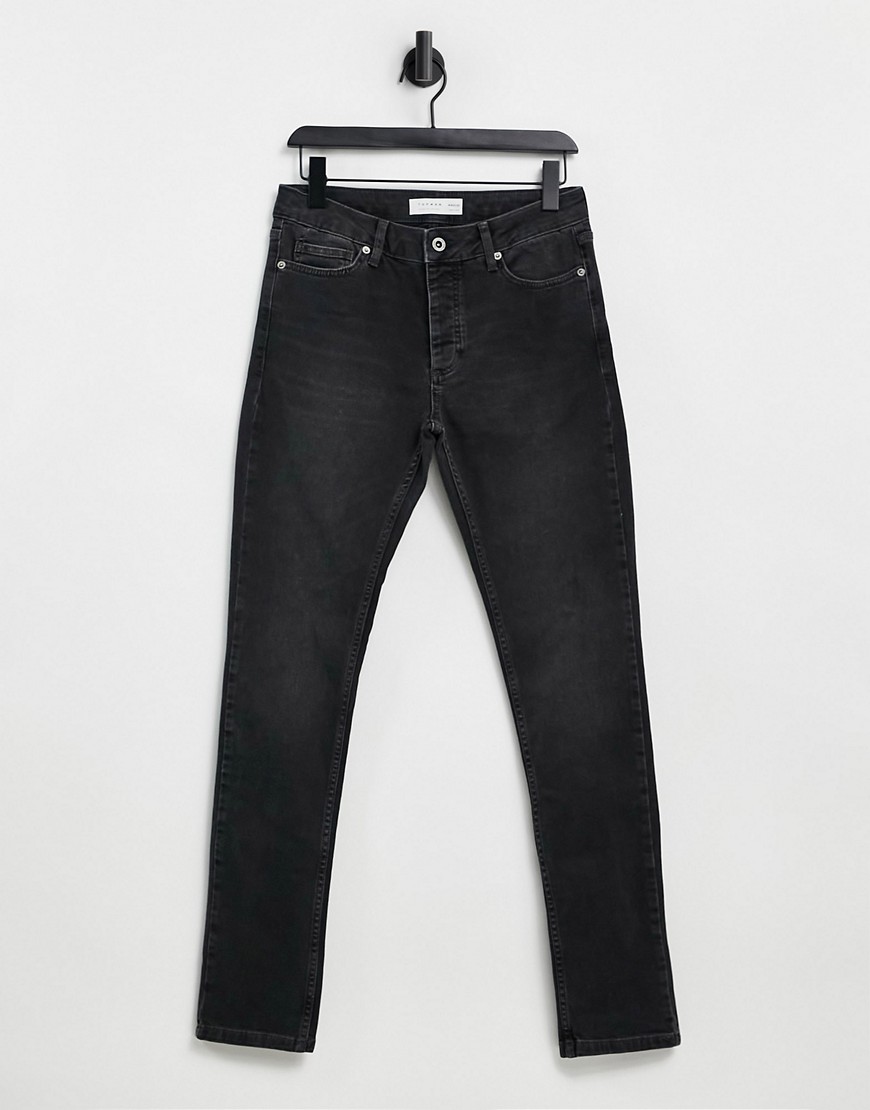 Topman - Skinny jeans van biologisch stretchkatoen in zwart