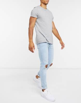 topman light blue skinny jeans