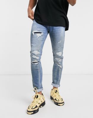 topman vintage slim jeans