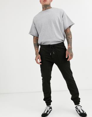 topman black joggers