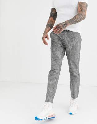 skinny linen trousers