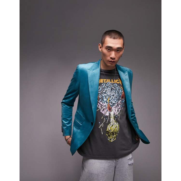 Topman 2025 blue blazer