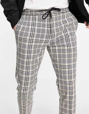 plaid pants topman