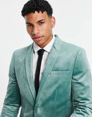 green velvet sport coat