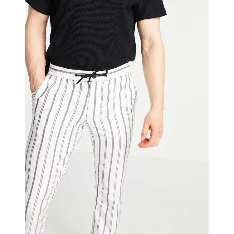 Topman sale striped trousers