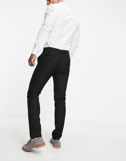 Topman skinny best sale suit pants