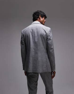 Topman skinny textured suit pants in gray | ASOS