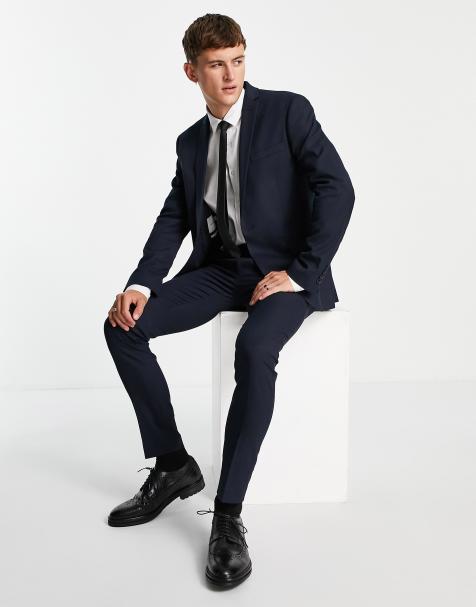 Gray pants hotsell navy jacket