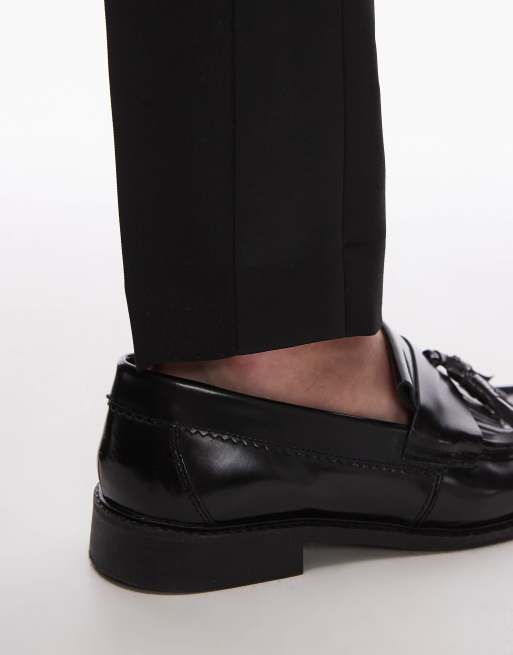 Topman skinny tux suit pants in black, 4 of 5