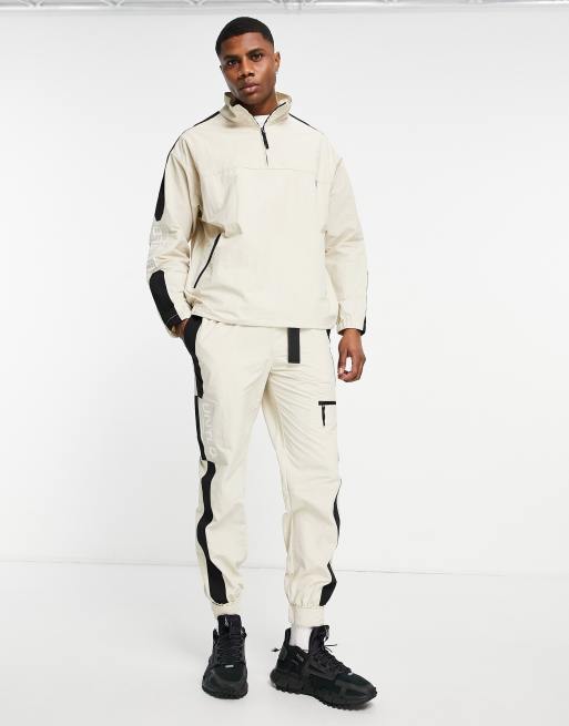 Nike Sportswear TRACKSUIT SET - Training jacket - black/white/black -  Zalando.de