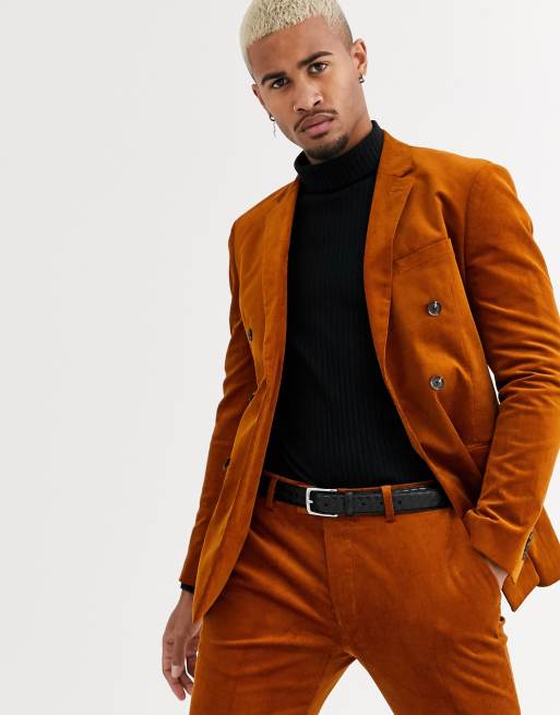 Veste costume best sale homme velour