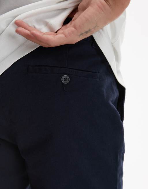 Topman slim chino pant in navy, 2 of 5