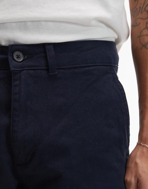 Topman slim chino pant in navy, 4 of 5