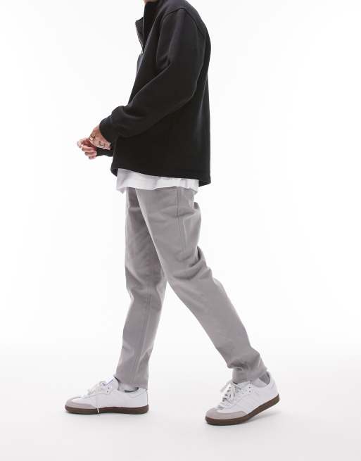 Topman slim chino pants in gray, 5 of 5