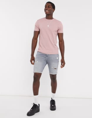 topman muscle fit t shirt