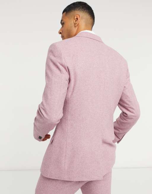 Wool suit jacket THOMAS PINK Grey size 10 UK in Wool - 27393402