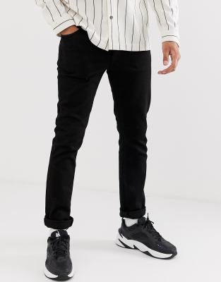 boss gel logo cuffed fleece pants