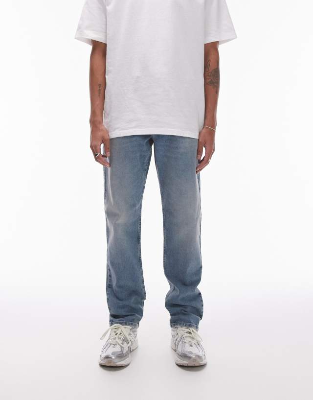 Topman - slim jeans in light  blue