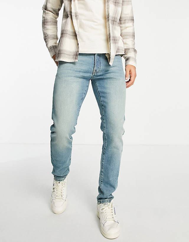 Topman - slim jeans in light wash tint