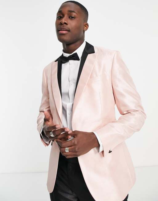 Topman pink sale blazer