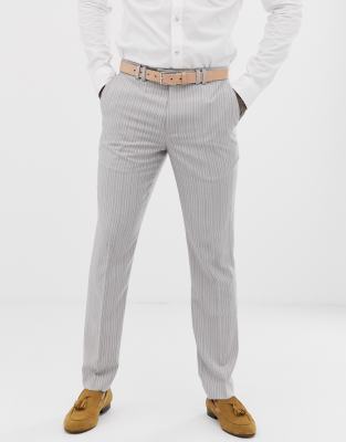 striped smart trousers