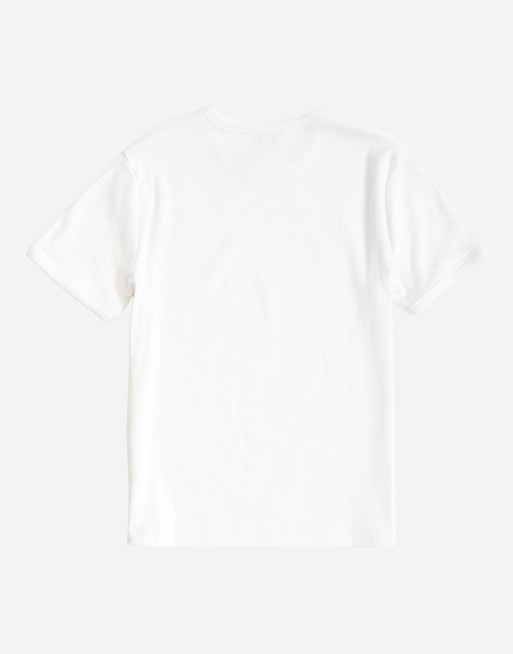 Topman smal ribbad t-shirt i vitt, 7 av 7