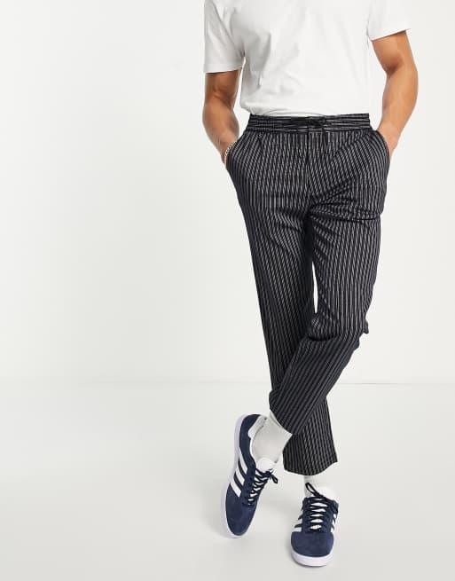 Mens store pinstripe joggers