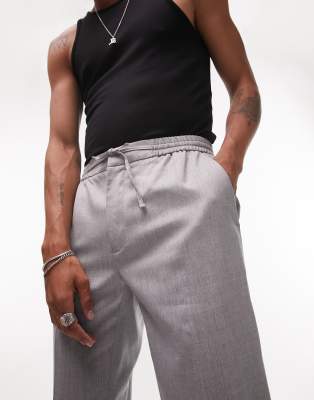 skinny plain smart jogger trouser