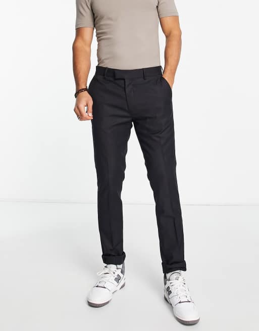 Topman smart trousers in navy | ASOS