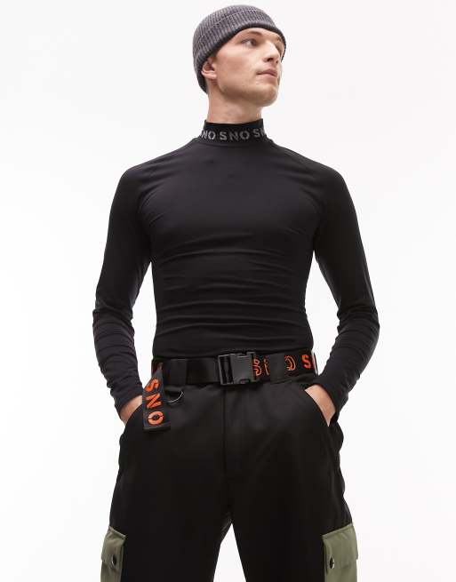 Topman Sno Haut de sous v tement de ski sans couture en tissu