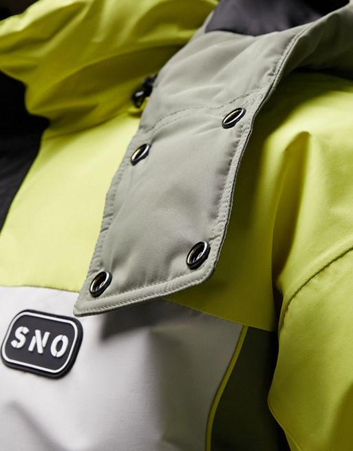 Topman Sno ski seamless base layer soft long legging in khaki