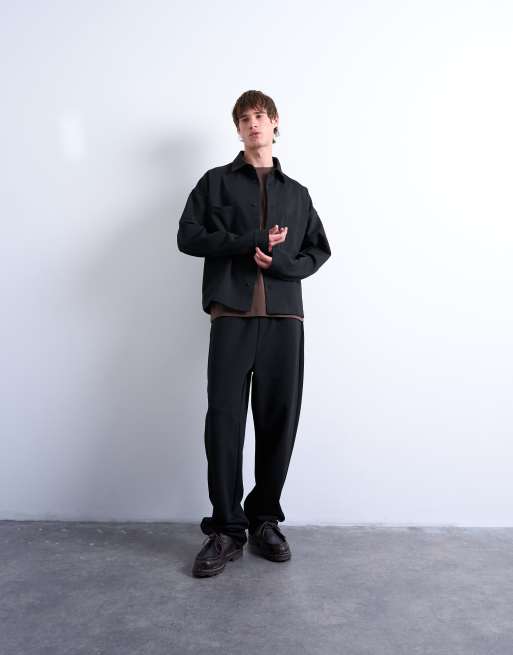 Topman - Sort jerseyjakke med dobbeltlommer, 2 af 5