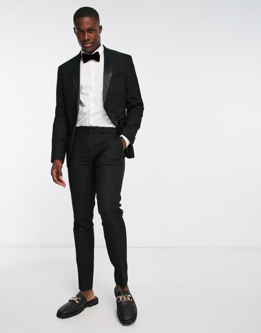 Topman - Sort skinny-smokingjakke, 3 af 4